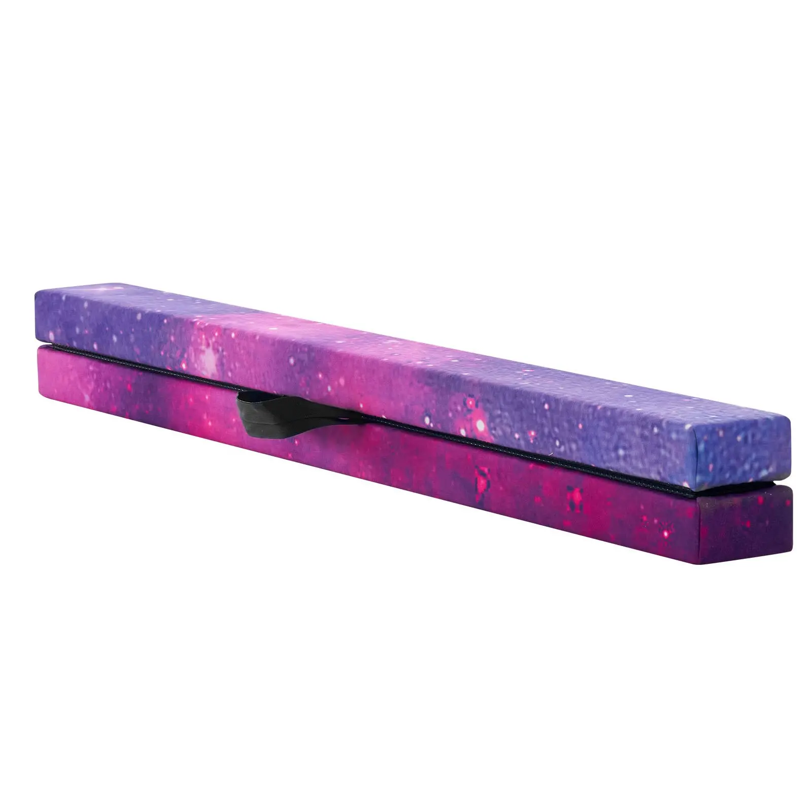 VEVOR 8FT Folding Balance Beam for Kids, 300LBS Stable Support Gymnastics Floor Beam with Non-Slip Mat, Wood-Core Gymnastics Training Equipment with Anti-Slip Bottom & Carry Bag for Home Gym, Galaxy - Image 10
