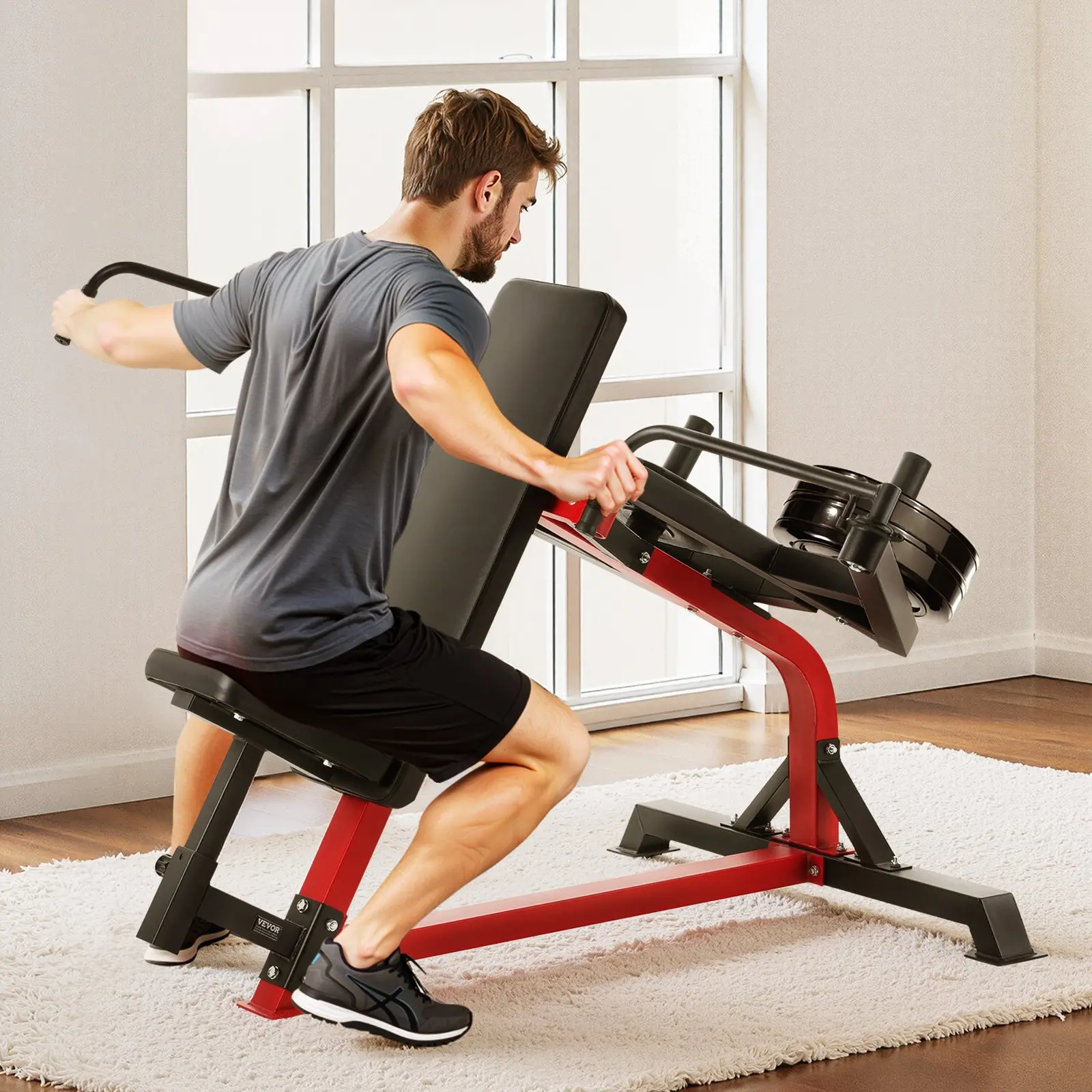 VEVOR Incline Chest Fly and Rear Delt Fly Machine, 450 LBS Chest Machine, Adjustable Fitness Chest Bench Set, Home Gym Equipment for Upper Body Strength Training Machine - Image 7